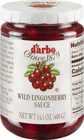 Darbo salsa de arándano silvestre frontal muestra tarro y color brillante