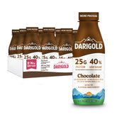 Darigold frasco frontal de chocolate mostrando etiqueta y conveniencia