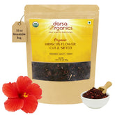 Darsa Organics frente del empaque mostrando bolsa resellable y etiqueta clara