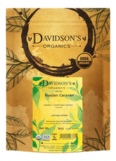Davidson's frente del empaque mostrando la bolsa de 16 oz y claridad de marca