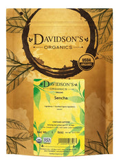 Davidson's frente del empaque de 16 oz mostrando el sello orgánico y claridad