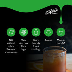 DaVinci Gourmet jarabe de coco en latte añadiendo aroma tropical al café
