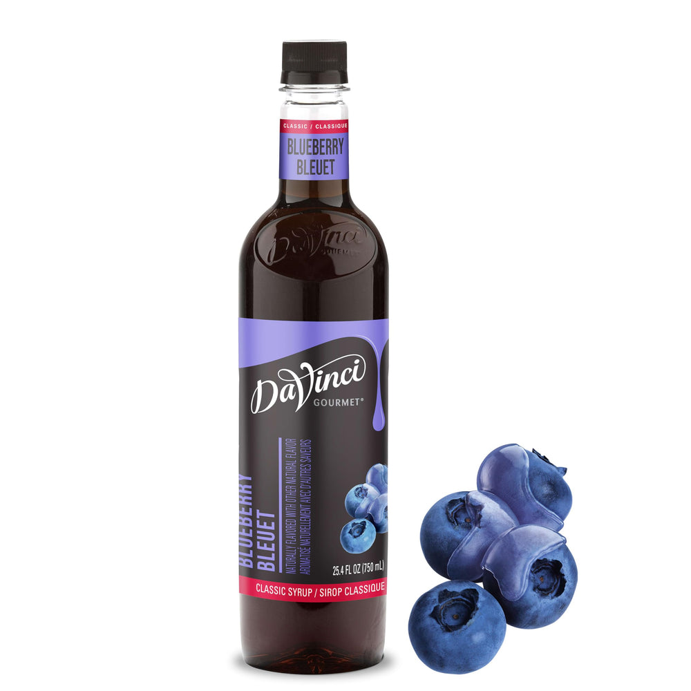 DaVinci Gourmet botella frontal mostrando etiqueta clara y tamaño