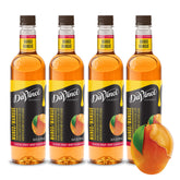 DaVinci Gourmet botella frontal mostrando el jarabe de mango y su utilidad en bebidas