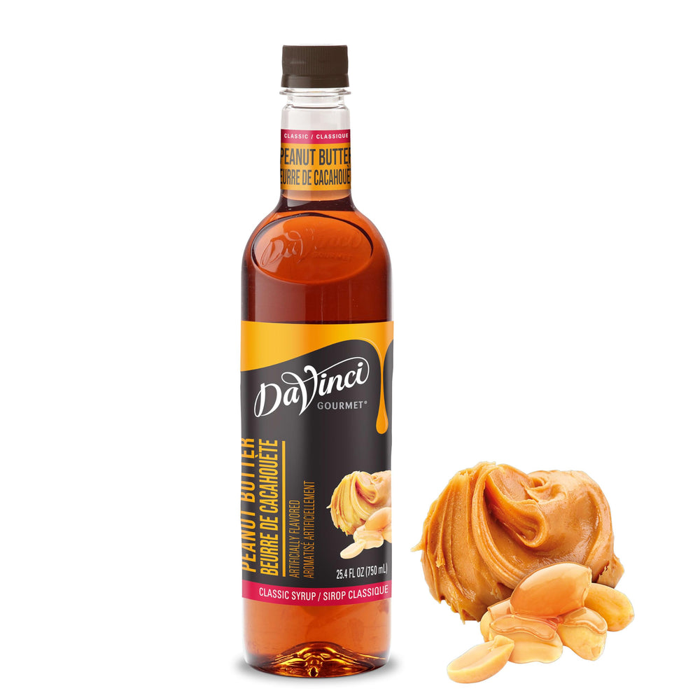 DaVinci Gourmet vista frontal botella y envase práctico