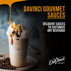 DaVinci Gourmet vertido de salsa sobre café, intensifica sabor