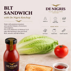 De Nigris ketchup servido en burger para sabor gourmet inmediato