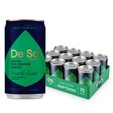 De Soi Purple Lune lata frente, aspecto elegante y refrescante