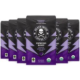 Death Wish Coffee frente del paquete mostrando diseño y cantidad, aporta presencia en cocina