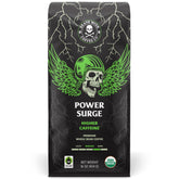 Death Wish Coffee paquete frontal mostrando marca y 16 oz como fuente de energía