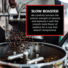 Taza de 6 oz preparada con Death Wish Light Roast mostrando cuerpo medio y aroma