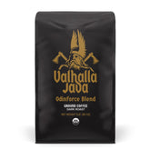 Death Wish Coffee paquete frente mostrando la marca y beneficio de energía intensa