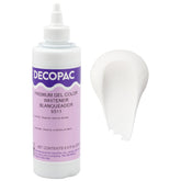 DecoPac gel blanco frasco frente para decoración, precisión y ahorro