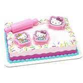 DecoPac topper frontal Hello Kitty mostrando diseño listo para decorar pastel
