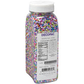 DecoPac envase frontal Unicorn Fusion Mix mostrando colores vibrantes y conveniencia