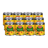 Del Monte lata frente mostrando etiqueta y beneficiando almacenamiento