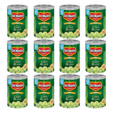 Del Monte lata frontal mostrando frijoles lima listos para usar