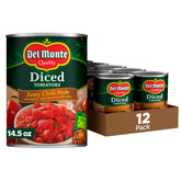 Del Monte lata frontal estilo chili mostrando etiqueta y conveniencia