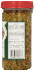 Dell'Alpe frasco 8 oz junto a mano para mostrar tamaño práctico