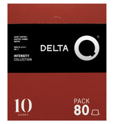 Delta Q pack frontal con 80 cápsulas, ideal para consumo prolongado