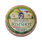 Demitri's lata frontal mostrando rim salt para margarita, apariencia atractiva