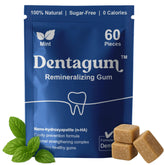 Dentagum frente del empaque mostrando 60 piezas y beneficios claros