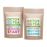 Detox Skinny Herb Tea envase frontal mostrando el pack y beneficios visibles