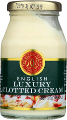 Devon Cream Company envase frontal de clotted cream mostrando marca y tamaño 6 oz, ideal para té