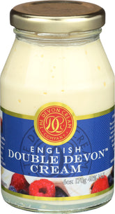 Devon Cream Company frente del tarro muestra presentación y comodidad