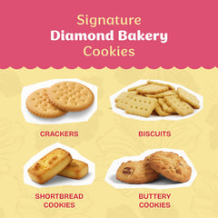 Diamond Bakery galleta individual envuelta para mantener frescura y transporte fácil