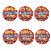 Dickies paquete frente con seis Peanut Patties, facilita compartir