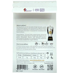 Divine Healing Saffron hebras añadidas a paella mostrando color intenso