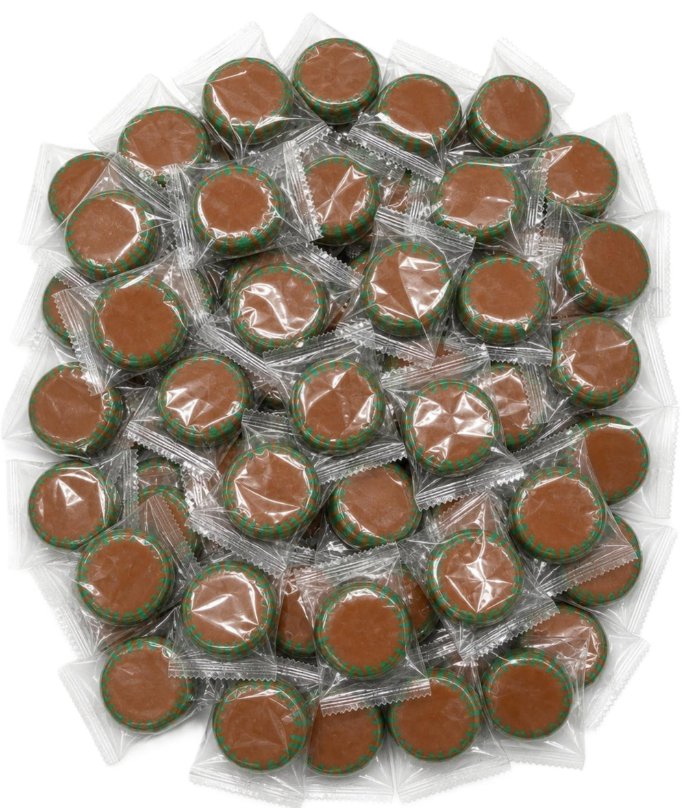 DM Sweets paquete frontal mostrando marca y bolsa a granel beneficio conveniencia
