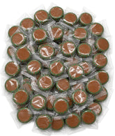 DM Sweets paquete frontal mostrando marca y bolsa a granel beneficio conveniencia