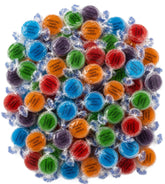 DM Sweets empaque frontal 1 lb mostrando variedad de sabores y conveniencia