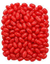 DM Sweets paquete frontal con jelly beans canela, color rojo atractivo y fresco