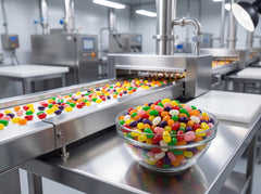 DM Sweets jelly beans en cuenco listos para servir y compartir en eventos