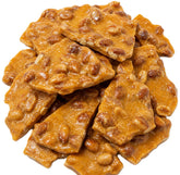 DM Sweets bolsa frontal de Peanut Brittle mostrando tamaño y color atractivo