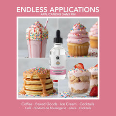 Dolce Flav aplicado en frosting demostrando aroma a masa de pastel realzado
