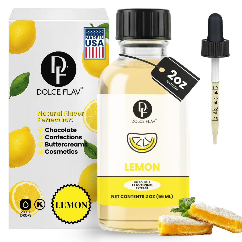 Dolce Flav frasco frontal mostrando etiqueta clara y uso práctico