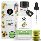 Dolce Flav frasco frontal mostrando aroma pistacho para mejor sabor