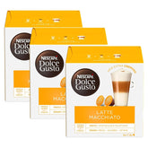 Dolce Gusto vista frontal del envase, conveniencia para preparar Latte Macchiato