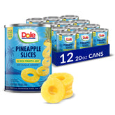 Dole lata frontal 20 oz mostrando etiqueta clara y conveniencia