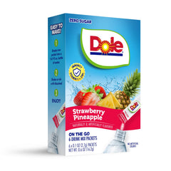 Juicy Mixes Dole polvo textura en cucharada revela disolución rápida