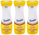 Domino bote frontal muestra etiqueta y tapa abatible, conveniencia inmediata