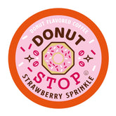 Donut Stop vista frontal del envase mostrando 40 cápsulas y sabor