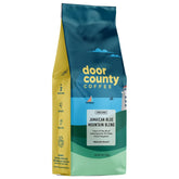 Door County Coffee bolsa frontal mostrando 10 oz y diseño premium, fácil identificación