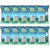 Door County Coffee paquete frontal mostrando variedad y conveniencia