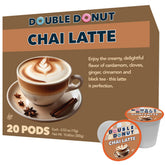 Double Donut paquete frontal mostrando 20 cápsulas y conveniencia