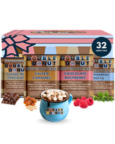 Double Donut Coffee empaque frontal mostrando variedad y conveniencia